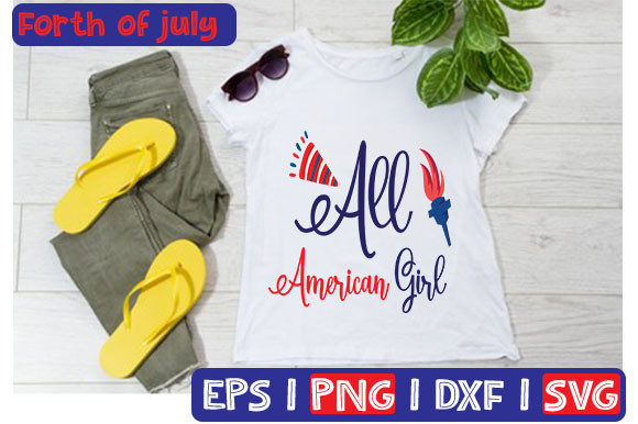 All American Girl Typography