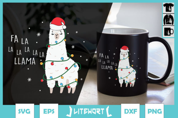 Fa La La Llama Christmas Lights