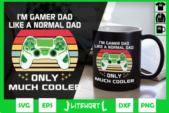 Gamer Dad Like a Normal Dad Video Game