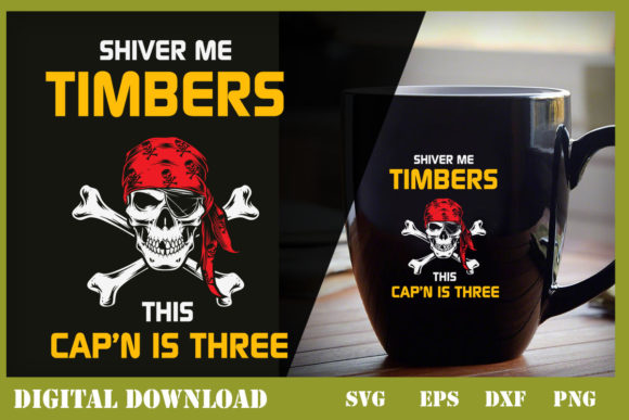 Shiver Me Timbers This Cap n in Three