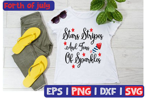 Stars Stripes and Tons of Sparkles