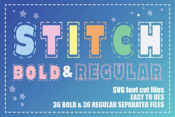 Stitch Bold Regular Family Font