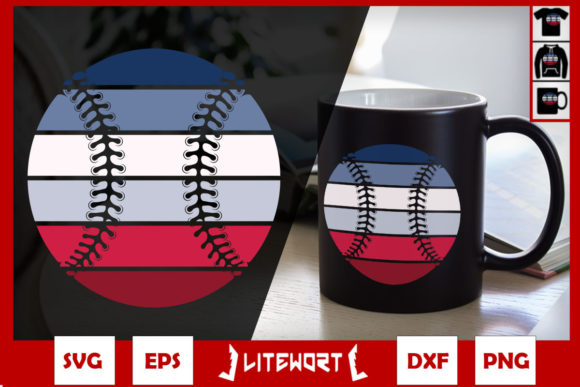 Vintage Retro Baseball Ball